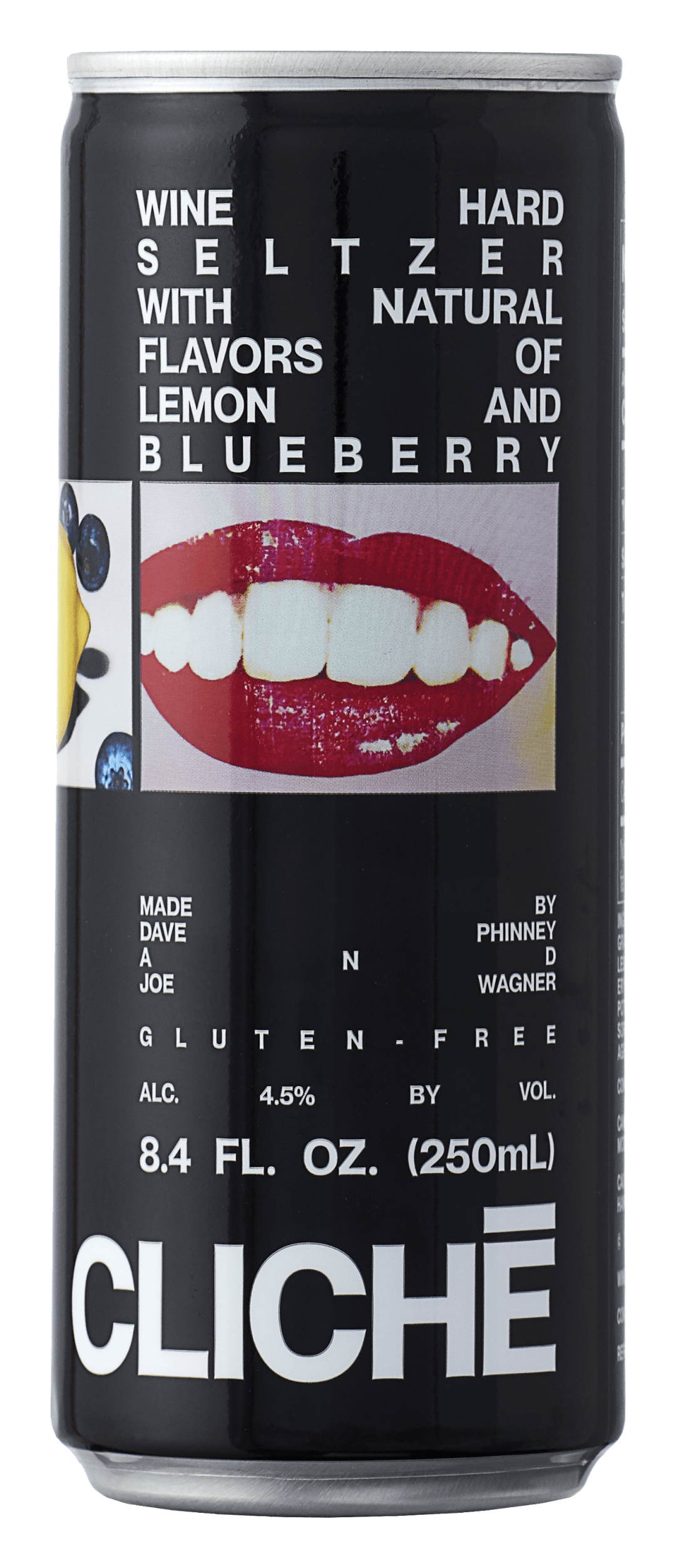 Cliché Lemon Blueberry Wine Hard Seltzer 250ml Can