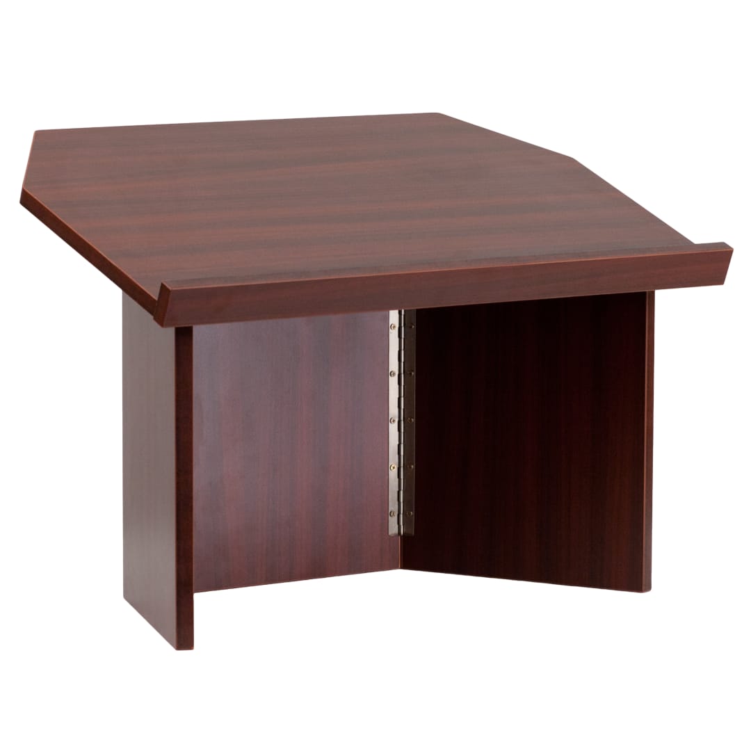 Mysta Foldable Tabletop Lectern in Mahogany
