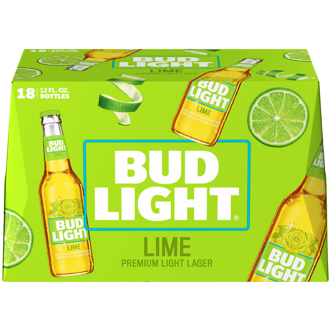 Bud Light® Lime Beer, 18 Pack 12 fl. oz. Bottles