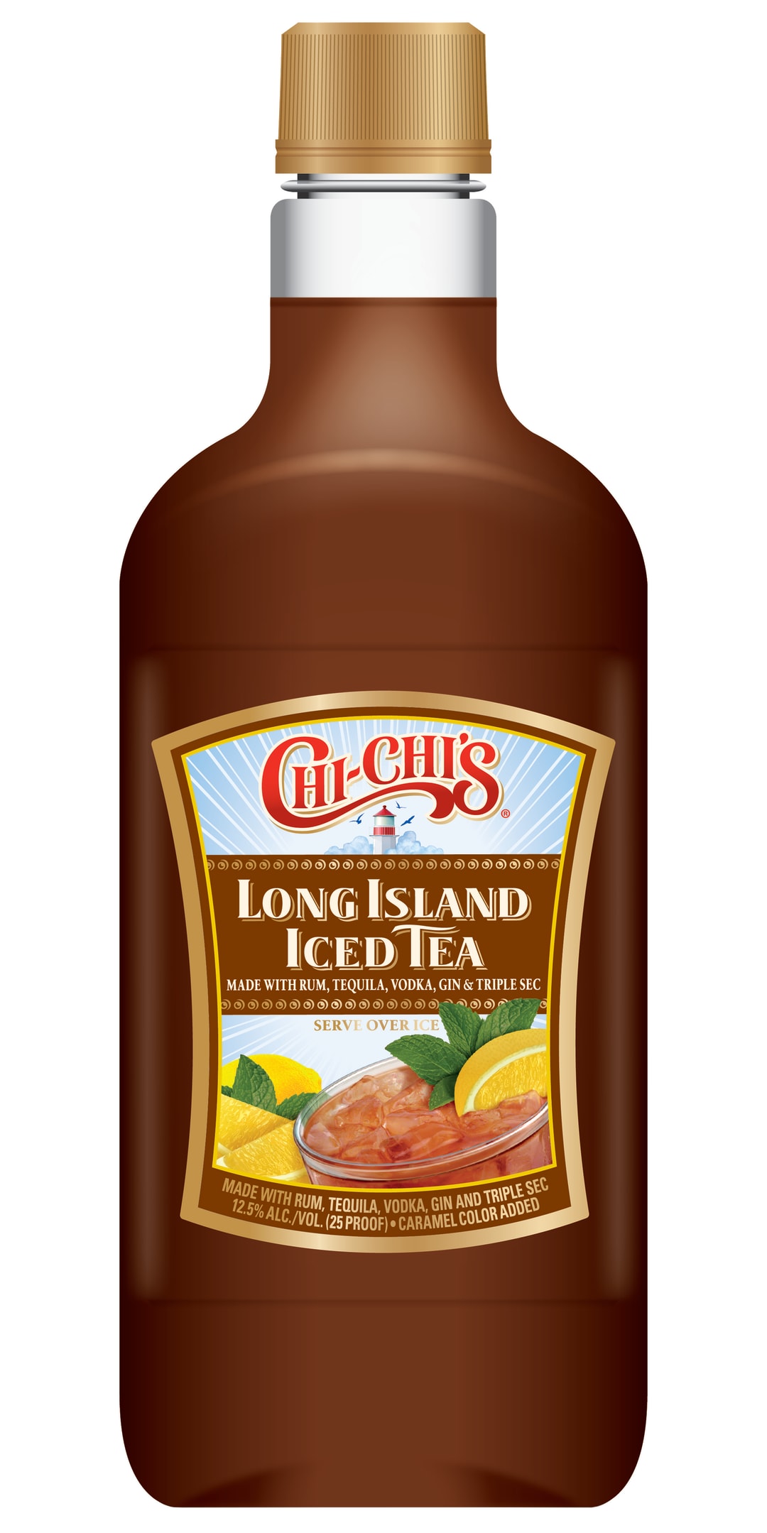 Chi-Chi's Long Island Iced Tea Cocktail 750ml Traveler Bottle 25 Proof