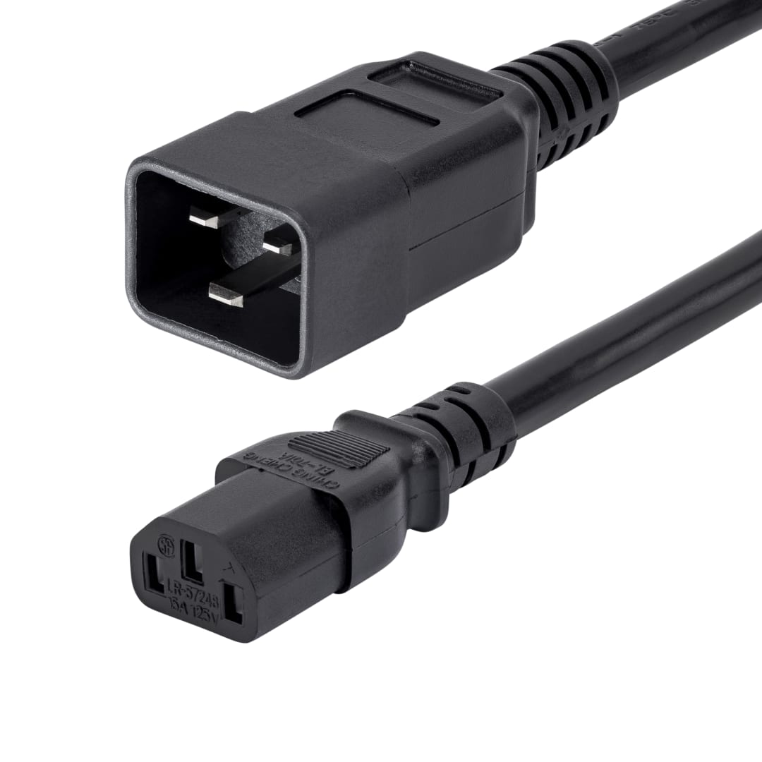 6ft 14AWG Computer Power Cord C13 to C20
