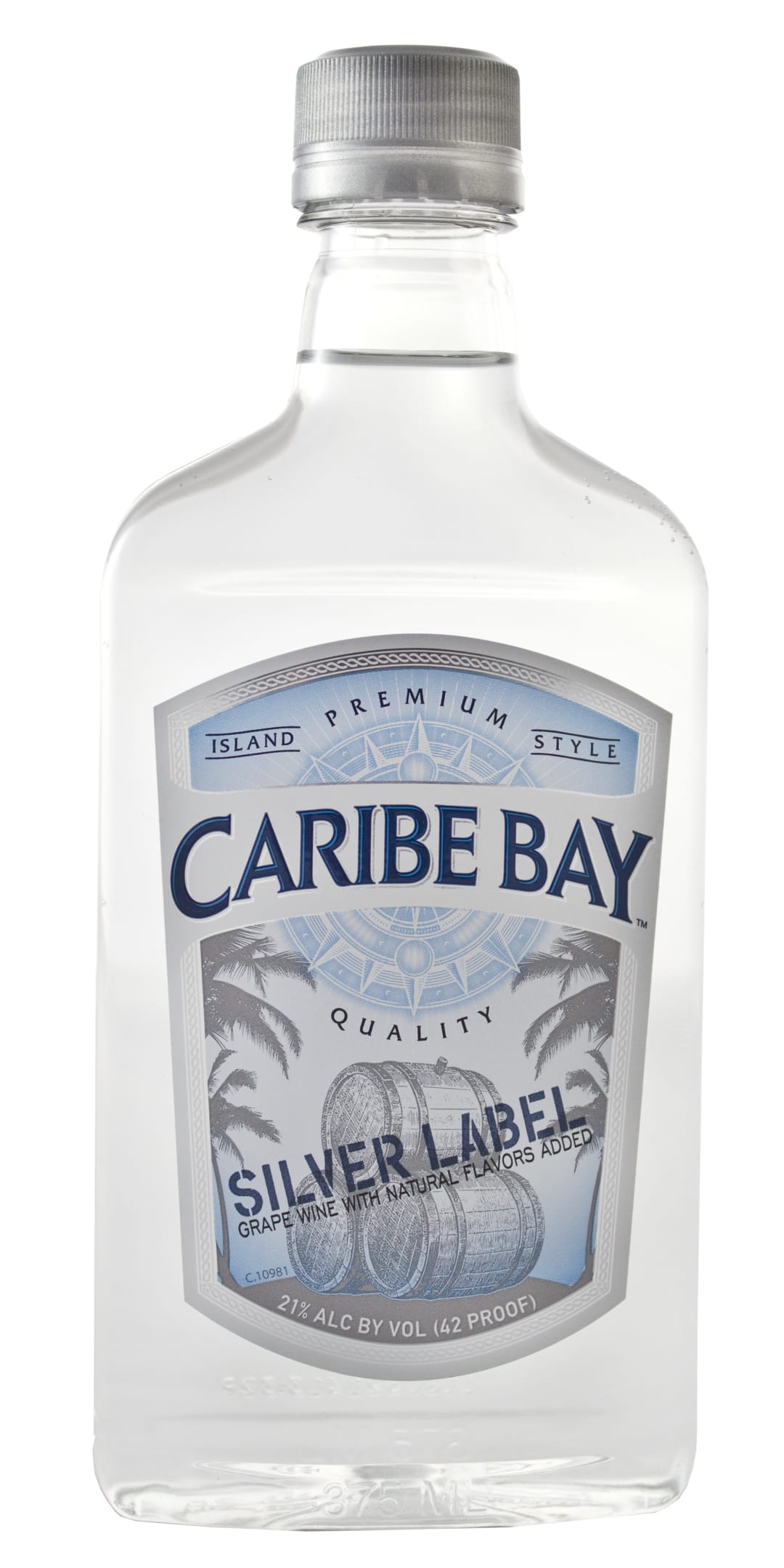 Caribe Bay Silver Label Grape Wine 375ml 42 Proof