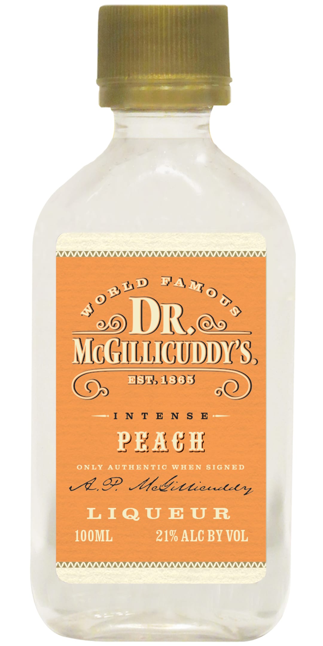 Dr. McGillicuddy's Peach Liqueur 100ml 42 Proof