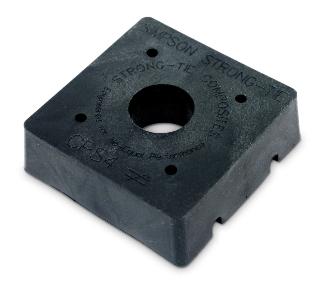 Simpson Strong-Tie CPS4-R CPS Composite Plastic Standoff for 4x4 (Pack of 3000)