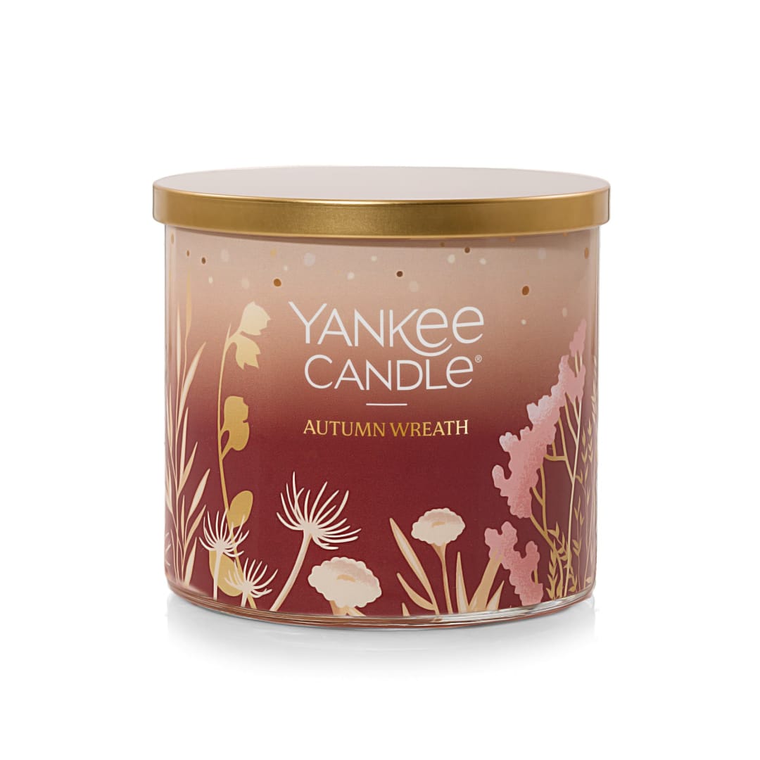 Yankee Candle Autumn Wreath™ 3-Wick Candle, 14.5 oz