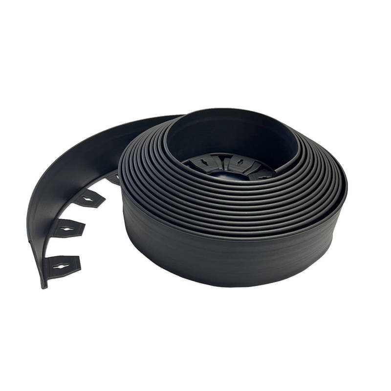 OBSOLETE Expert Edge 4-inch Tall Wall No-Dig Landscape Edging, 60 feet, Black