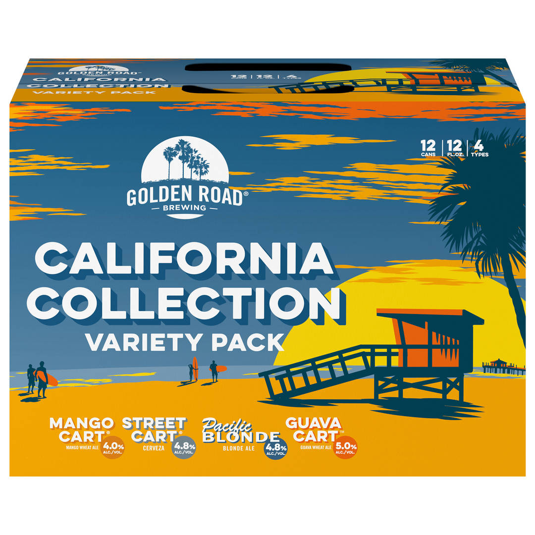 Golden Road Brewing California Collection Beer Variety Pack 12 - 12 fl oz Cans