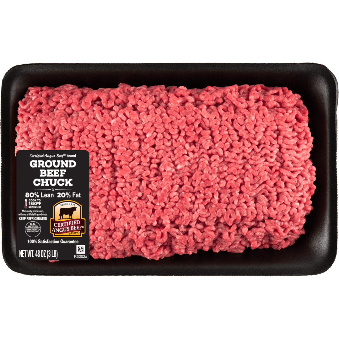 Certified Angus Beef® Ground Chuck, 80/20