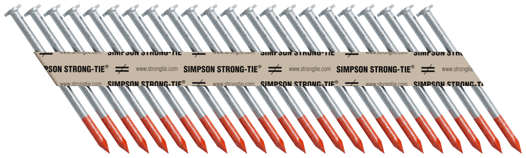 Simpson Strong-Tie 8DBRPT2500 Strong-Drive® 33° SCN SMOOTH-SHANK CONNECTOR Nail — 2-1/2 in. x .131 in. Bright (2500-Qty) (Pack of 60)