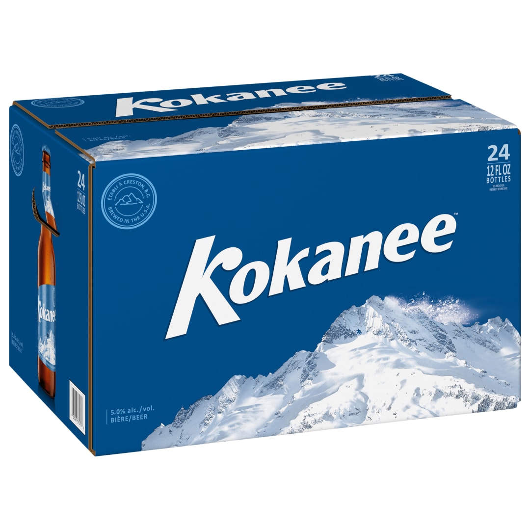 Kokanee Glacier Beer 24 Pack, 12 fl oz Bottles