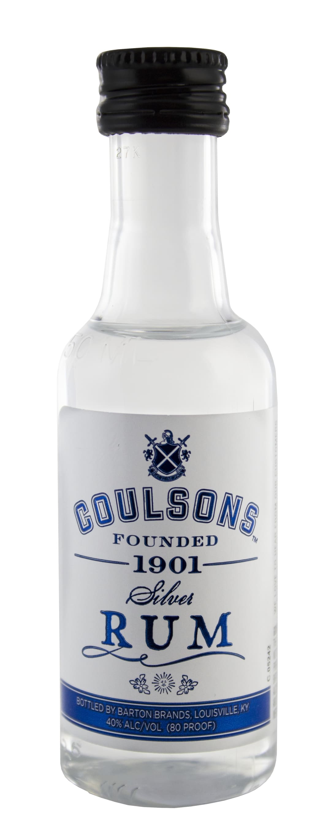 Coulsons Silver Rum 50ml 80 Proof