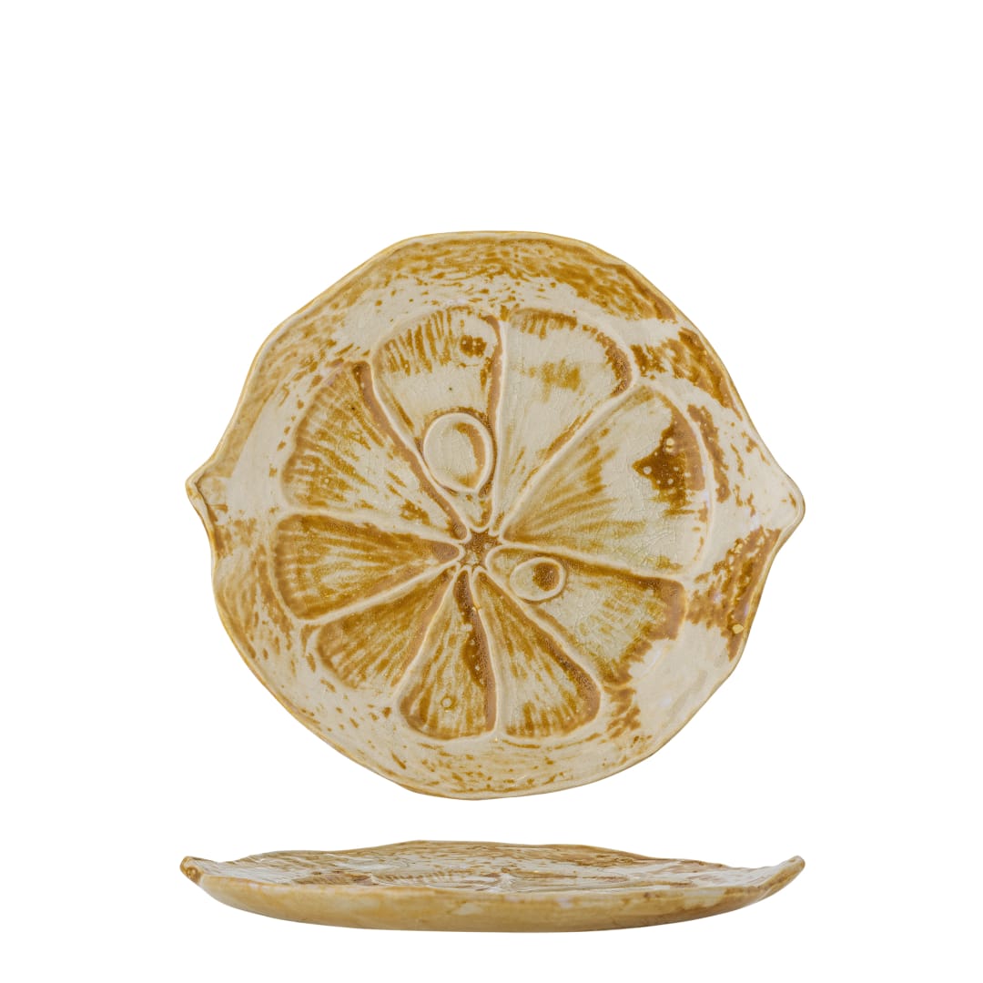 82072542 - Golda Serving Plate, Brown, Stoneware STOCK: 300
