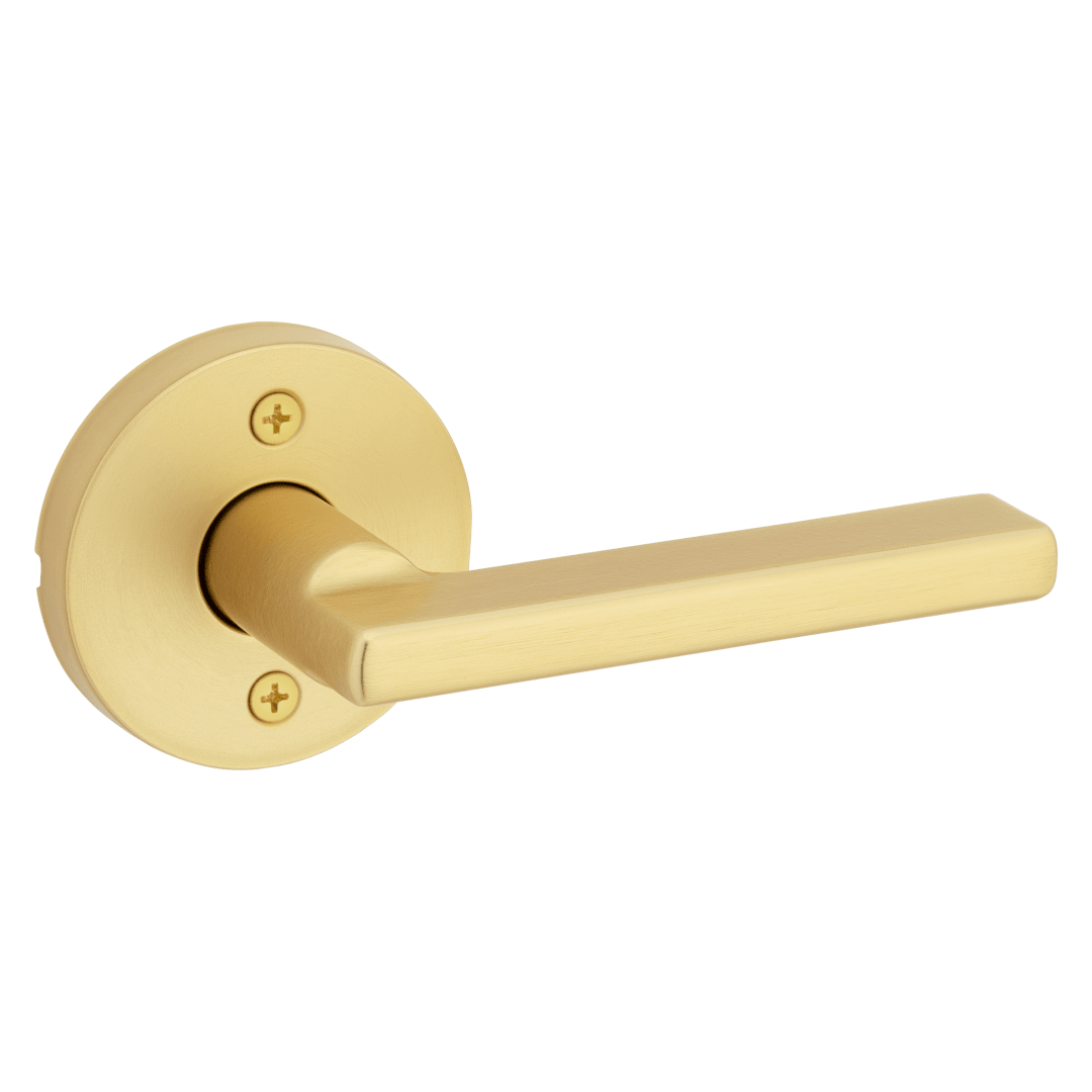 Halifax Half - Dummy Door Lever in Satin Brass