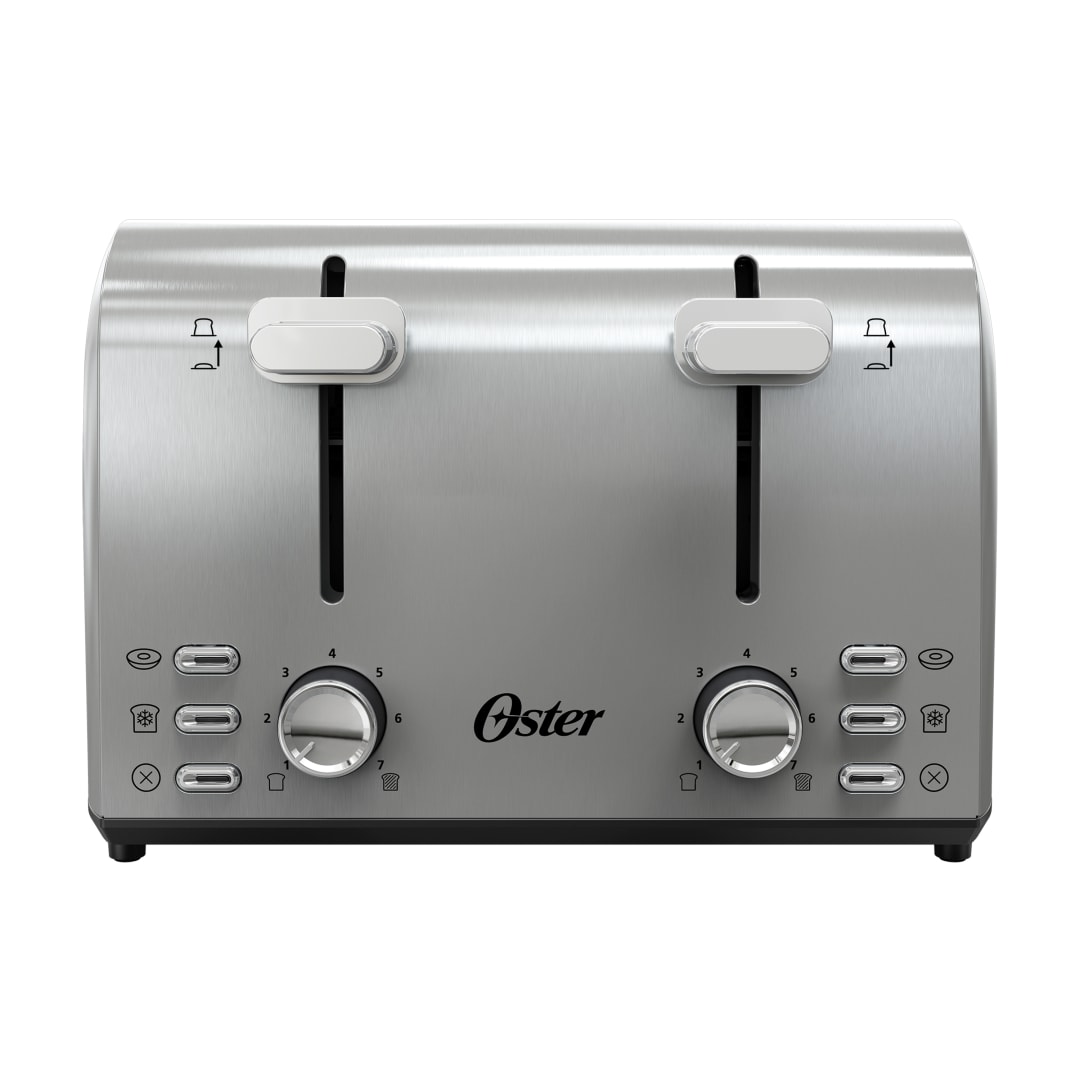 Oster® 4-Slice Toaster with Extra Wide Slots, Stainless Steel