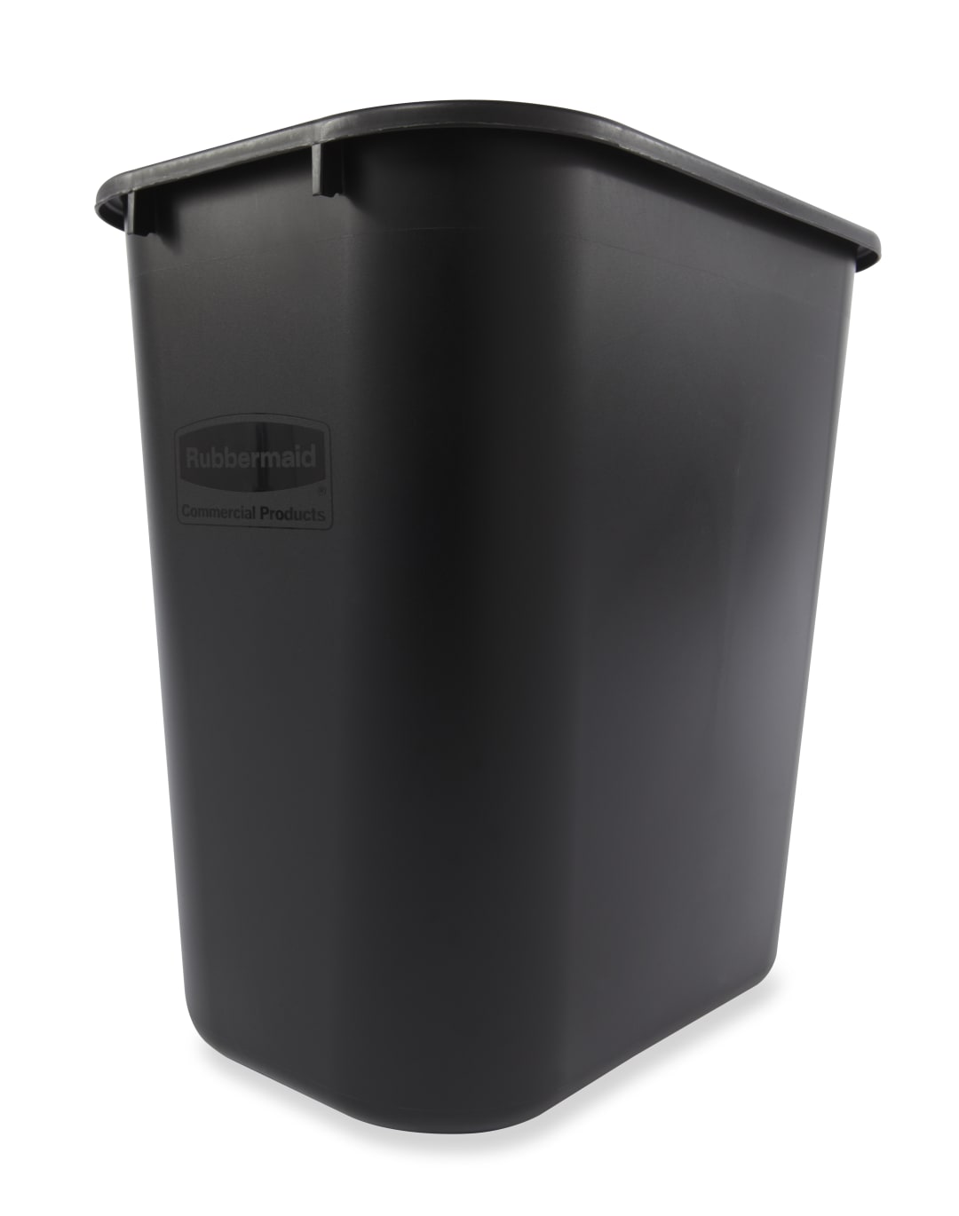 Rubbermaid Commercial Products 28Quart Black Wastebasket