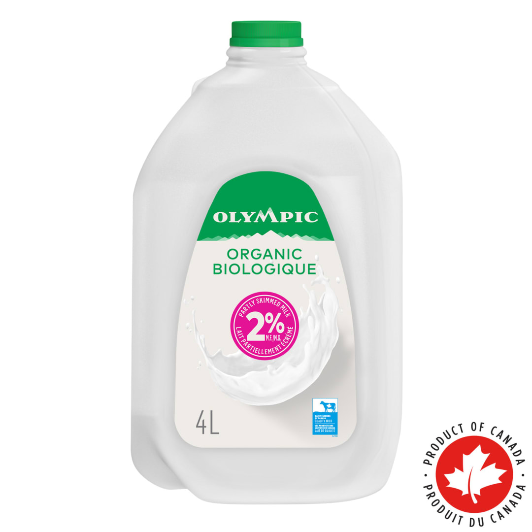 OLYMPIC ORGANIC MILK 2%, 4L JUG