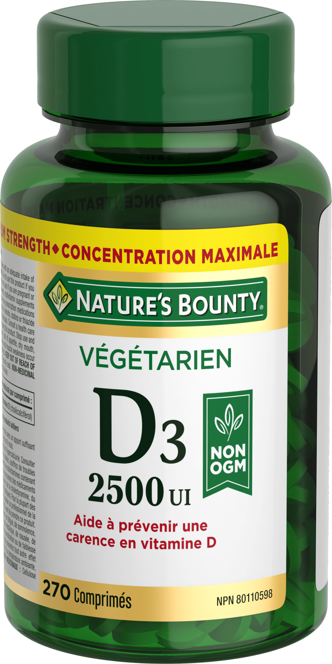 NBBL Vit D 2500 UI BC 24x270ct CA