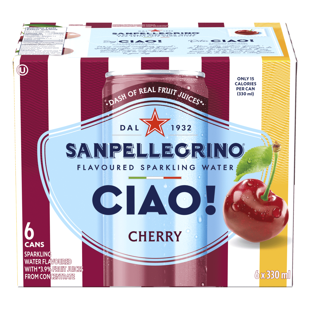 SPE CIAO!CherryCanFrPk130(4(6x330ml))CA