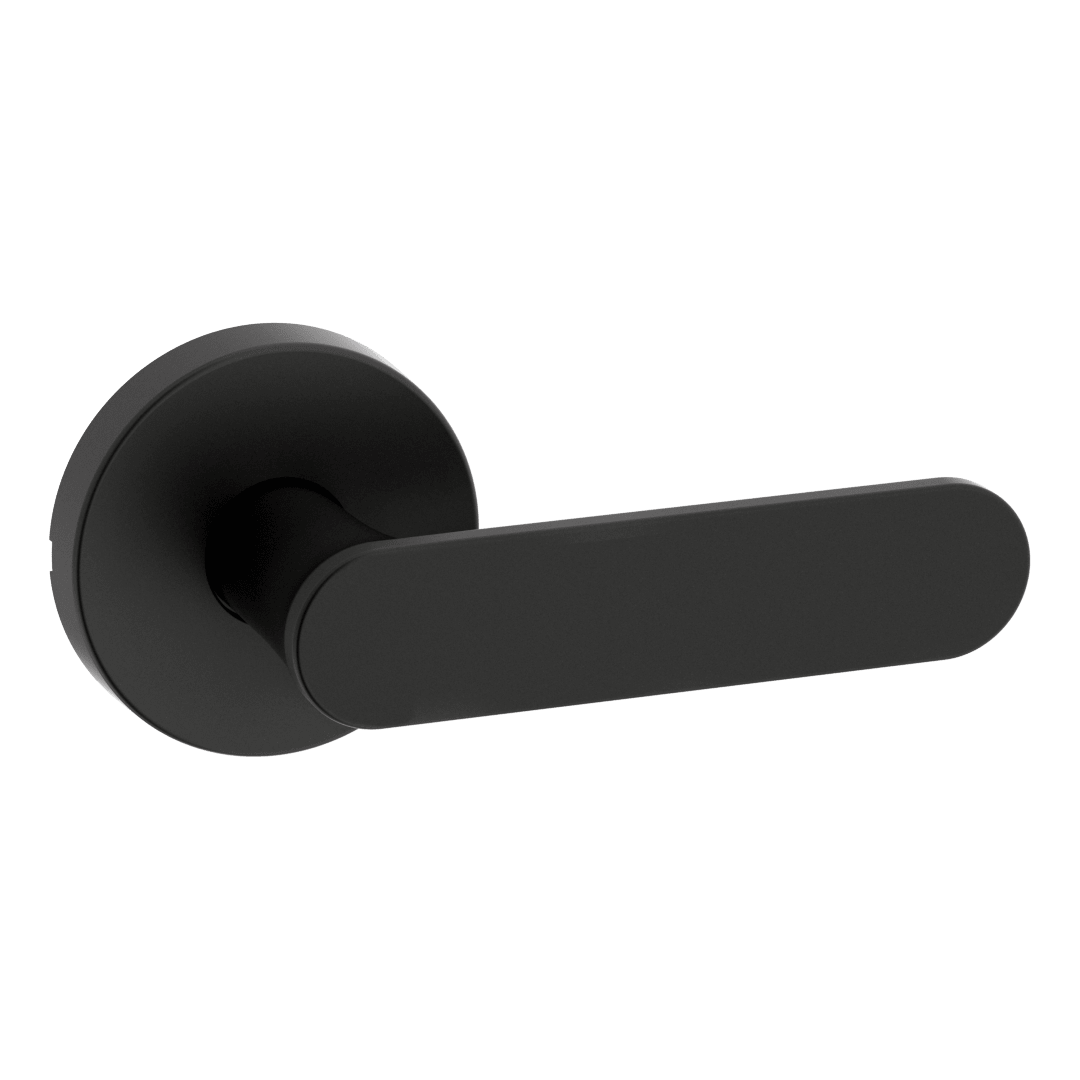 Pesaro Hall/Closet Lever in Matte Black
