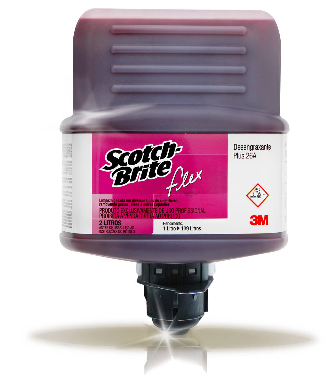 Desengraxante Flex Plus 26A Scotch-Brite™ para Limpeza Profissional