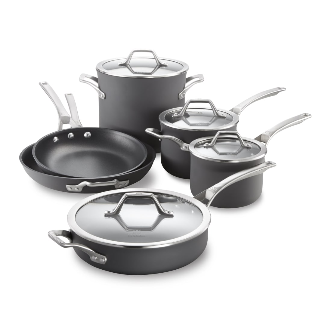 Calphalon® Signature™ Hard-Anodized Nonstick 10-Piece Cookware Set