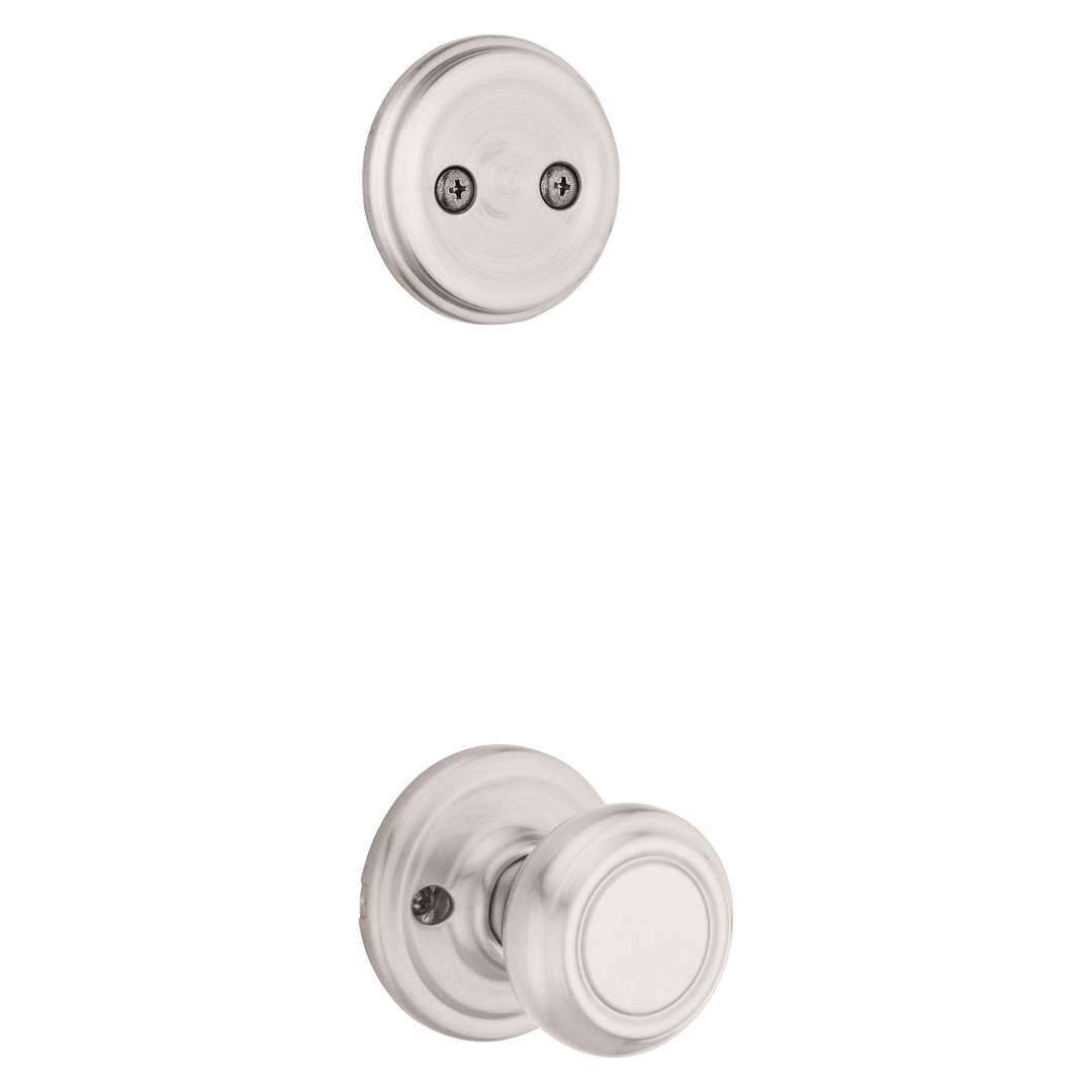 968 Dummy Interior Pack w/Cameron Knob for Signature Series Handlesets in Satin Nickel