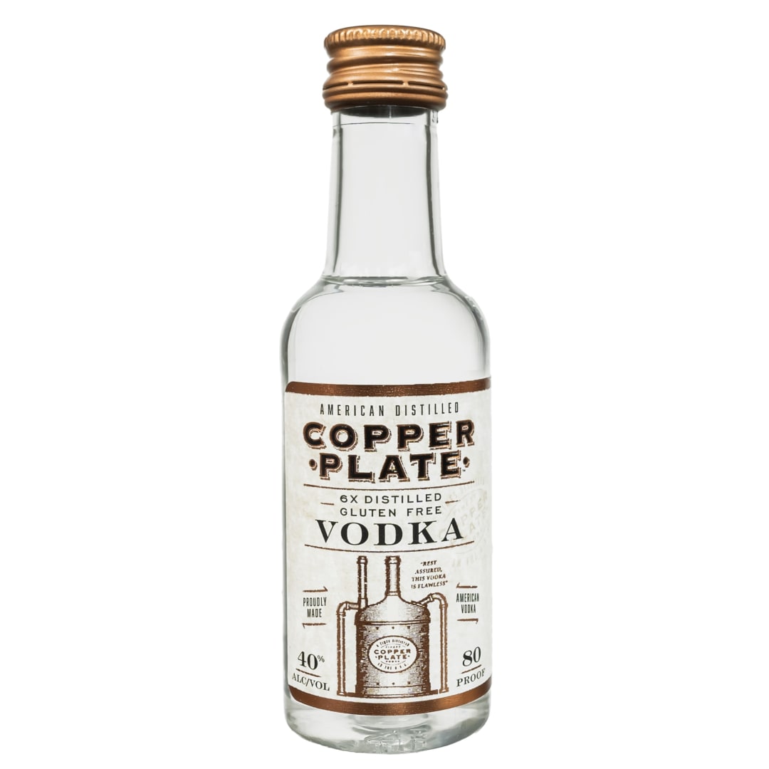 Copper Plate Vodka 50ml 80 Proof