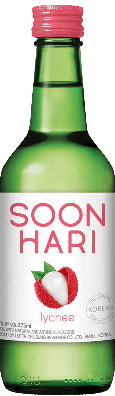 Soonhari Korean Soju Lychee Non-appellated 375ml