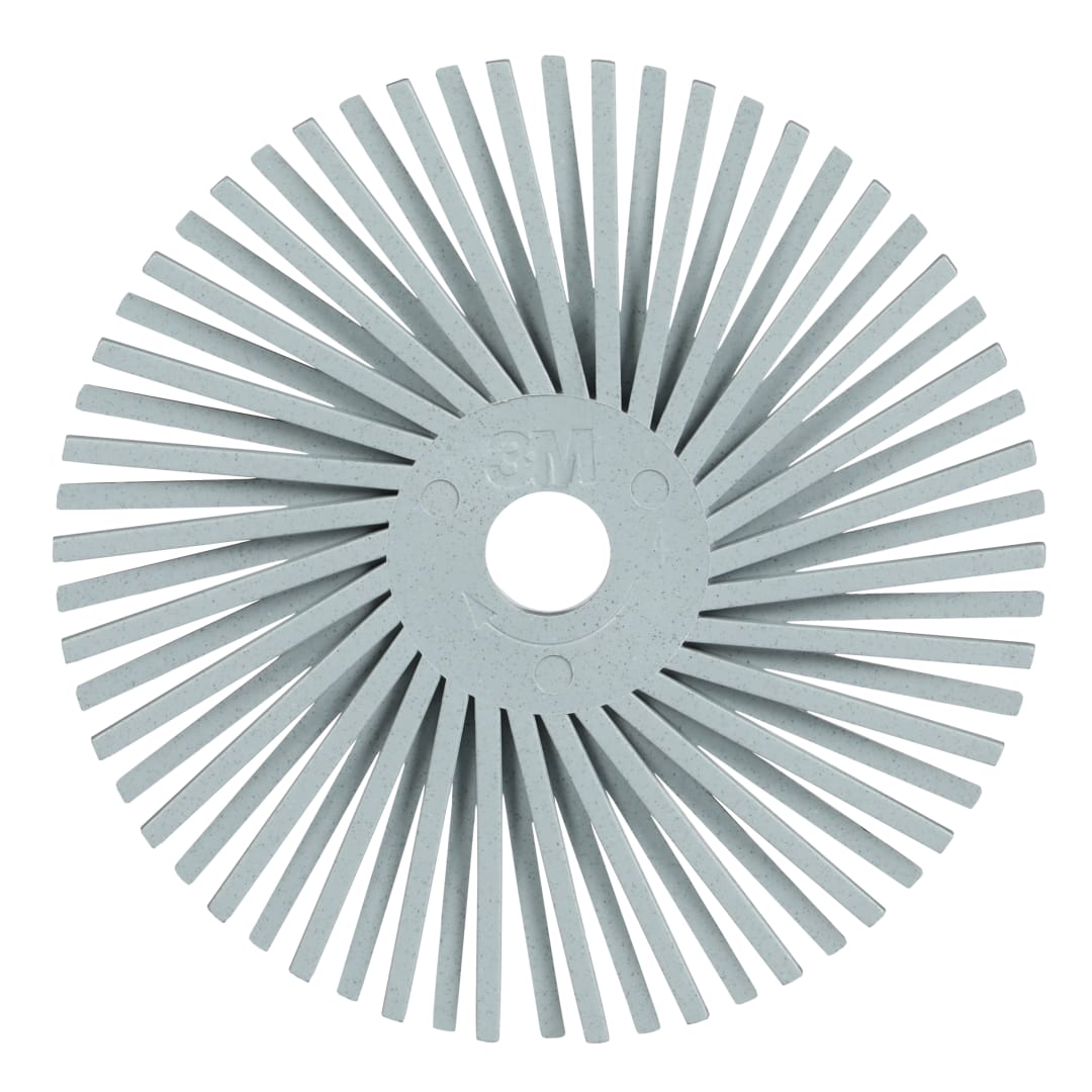 Scotch-Brite™ Hassas Radyal Bristle Fırça, PN-RB, 120+, 76,2 mm x 9,525 mm (3 inç x 3/8 inç), Tip A,