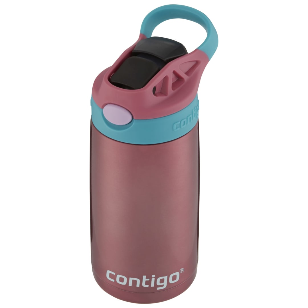 Contigo® Kids Straw Stainless Steel Water Bottle with AUTOSPOUT® Lid, 13oz.