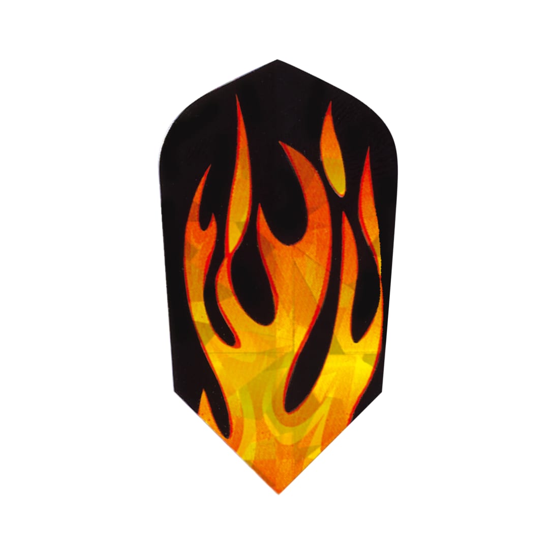 V-Lux Glitter Flights Slim Orange Flame