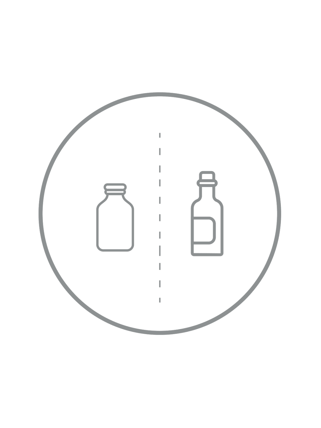  SPECTRUM - Label - Glass - Clear-Silver