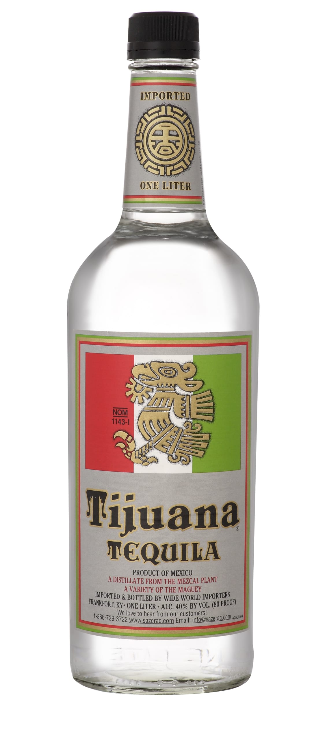Tijuana Silver Tequila 1l 80 Proof