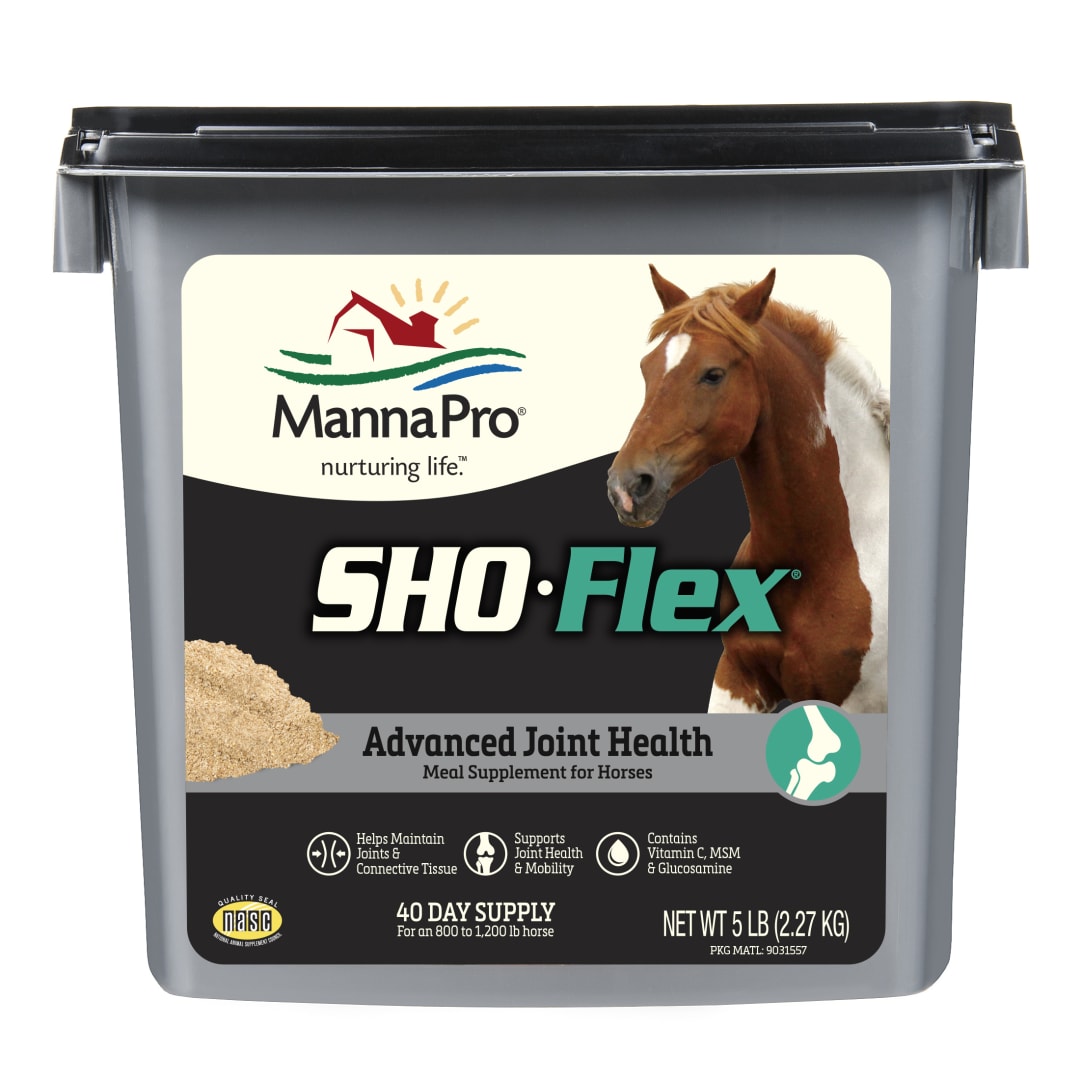 Manna Pro Sho-Flex Supplement for Horses - Formulated with MSM, Glucosamine, and Chondroitin - 5 Pounds