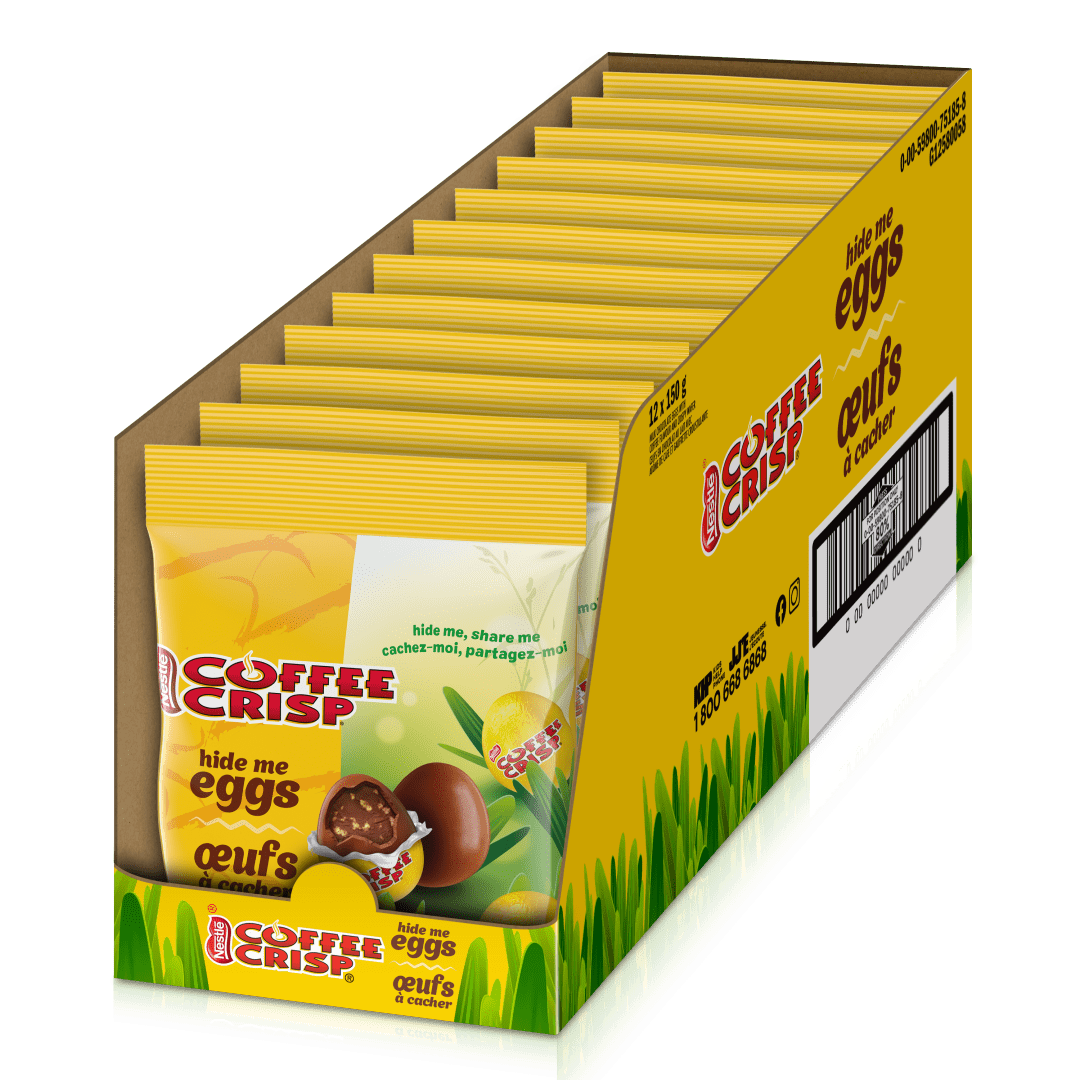COFFEE CRISP Hide Me Eggs 12x150g CA