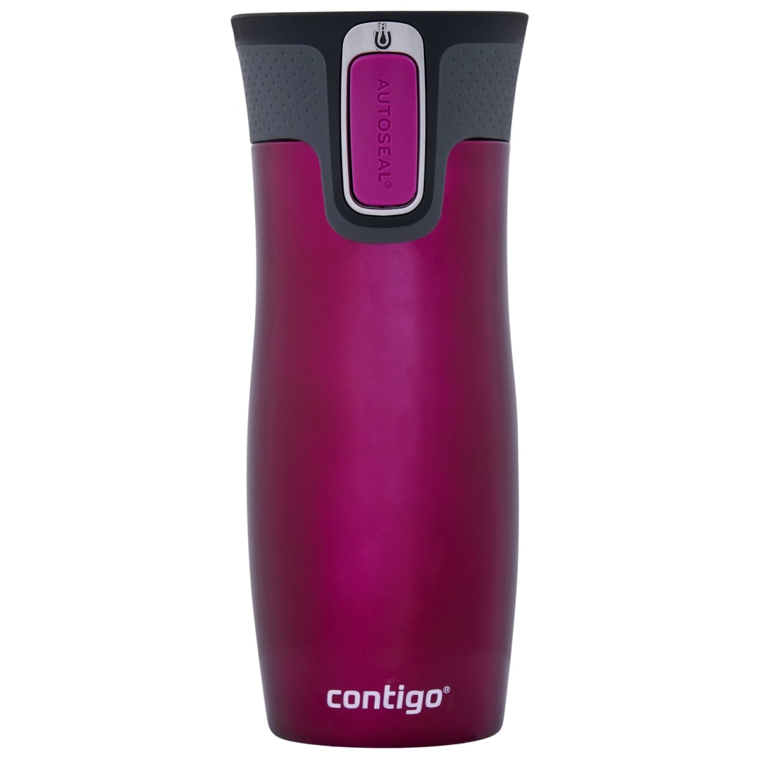 Contigo® West Loop AUTOSEAL® Travel Mug, Stainless Steel Thermal Mug, Vacuum Flask, Leakproof, BPA-Free, 470ml., Raspberry