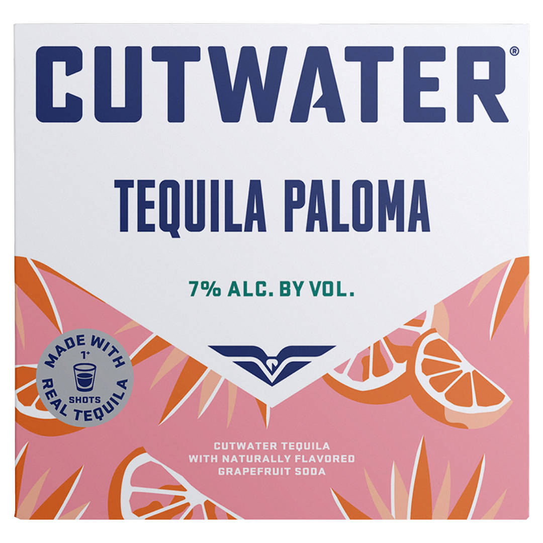 Cutwater Paloma Grapefruit Tequila 4 Pack 12 fl oz Cans