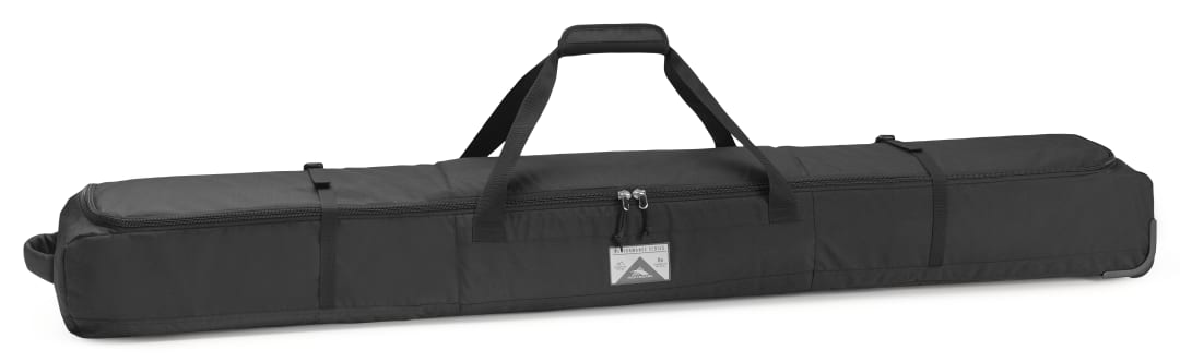 Hs Performance S/S Deluxe Whld Double Ski Bag - Black