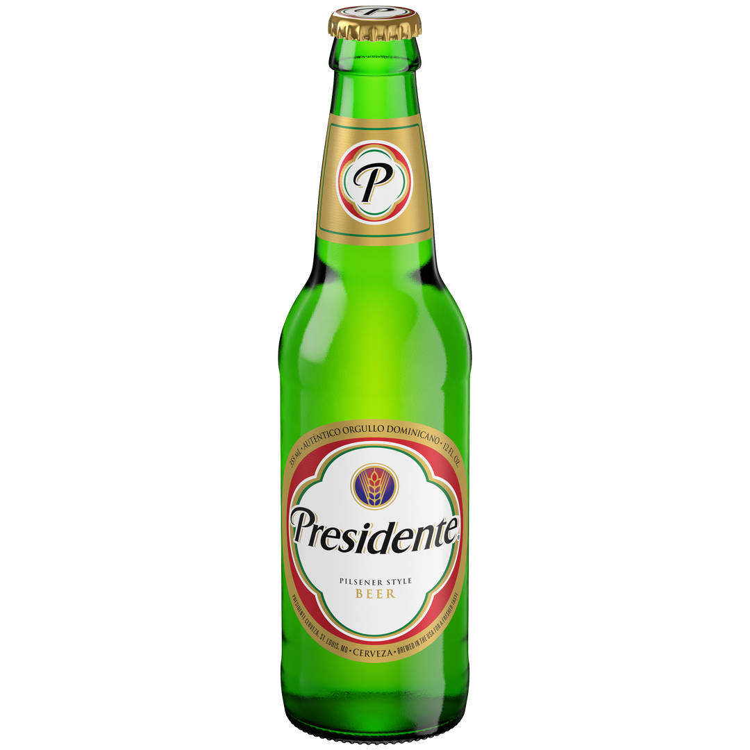 Presidente® Pilsener Style Beer, 12 fl. oz. Bottle