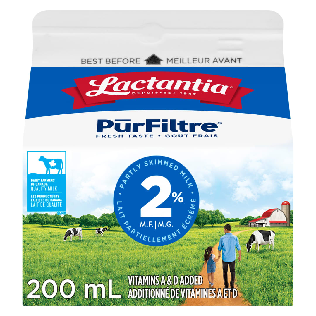 Lactantia PurFiltre 2% Milk 200 mL