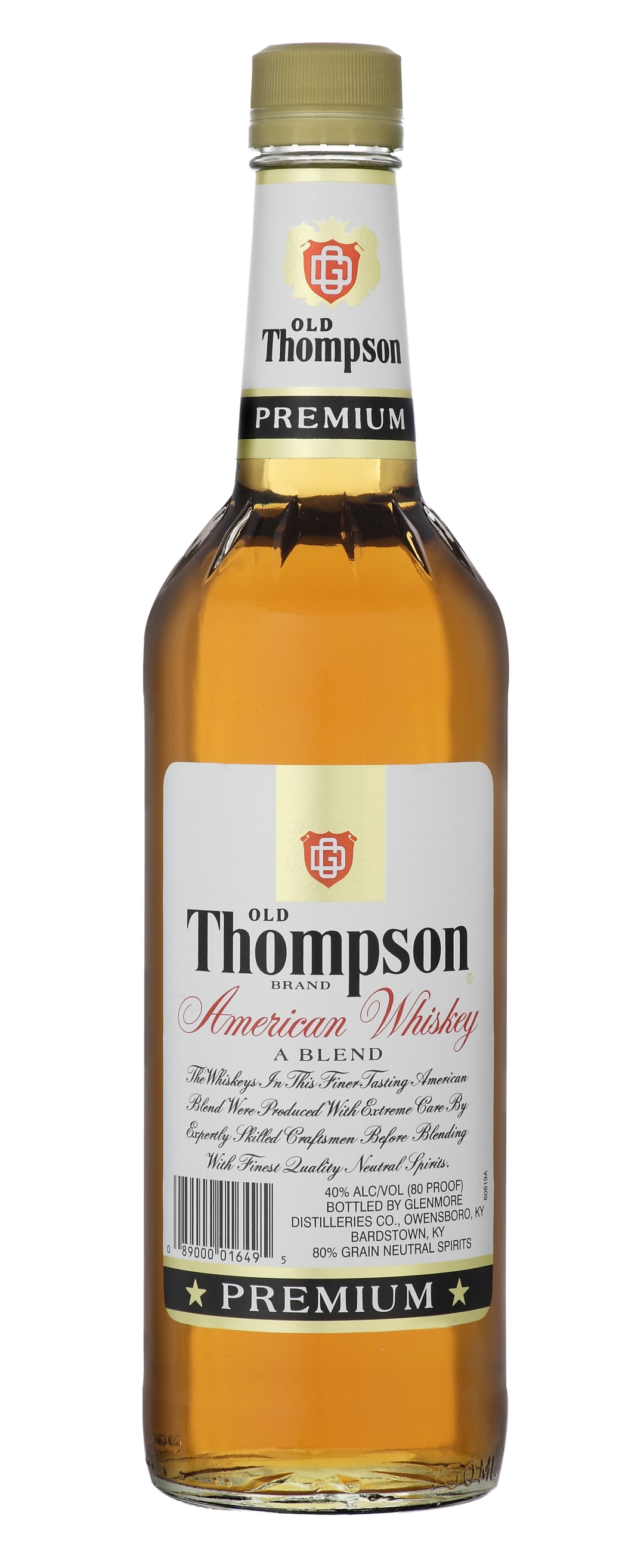 Old Thompson Blended Whiskey 750ml 80 Proof