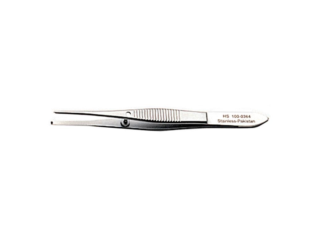 Graefe Iris Tissue Forceps Straight 1 x 2 Teeth, 10cm