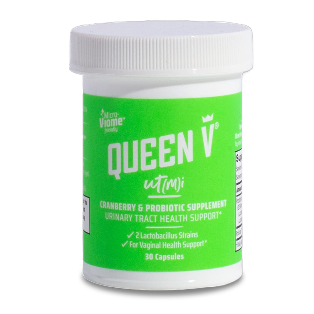 QUEEN V uT(m)i Probiotics- Probiotic Capsule, 30 ct., 2 strains of Lactobacillus & Cranberry, Urinary Tract Health Support*