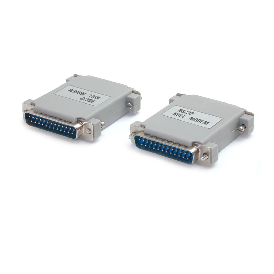 Null Modem Adapter DB25M to DB25M