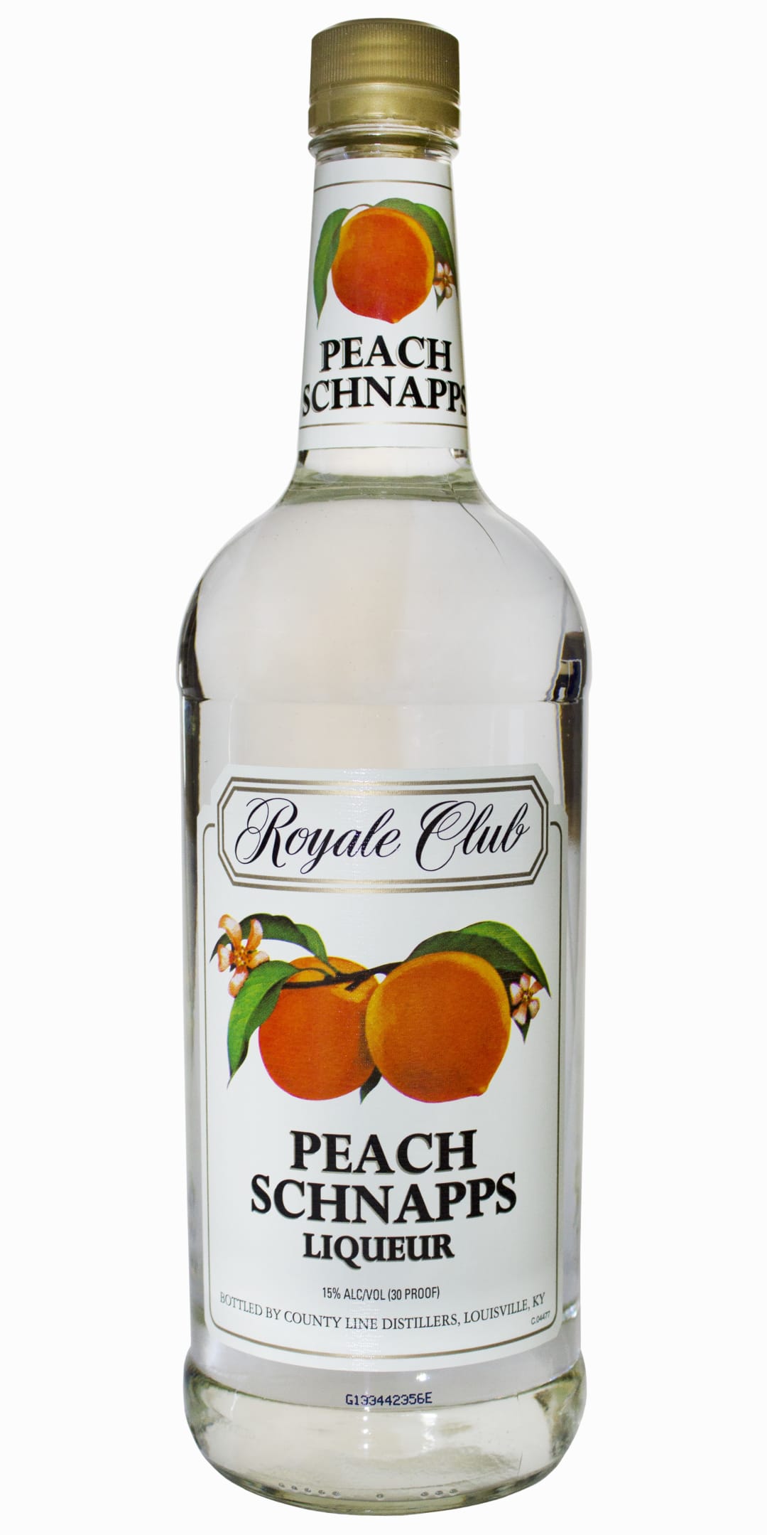 Royale Club Peach Schnapps Liqueur 1l 30 Proof