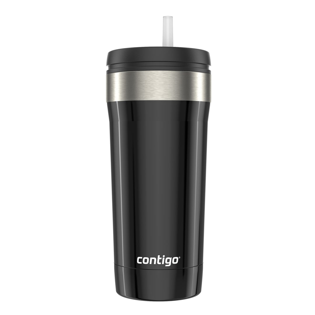 Contigo Stainless Steel Insulated Mug with Splash-Proof Lid, 14 oz., Blue Corn