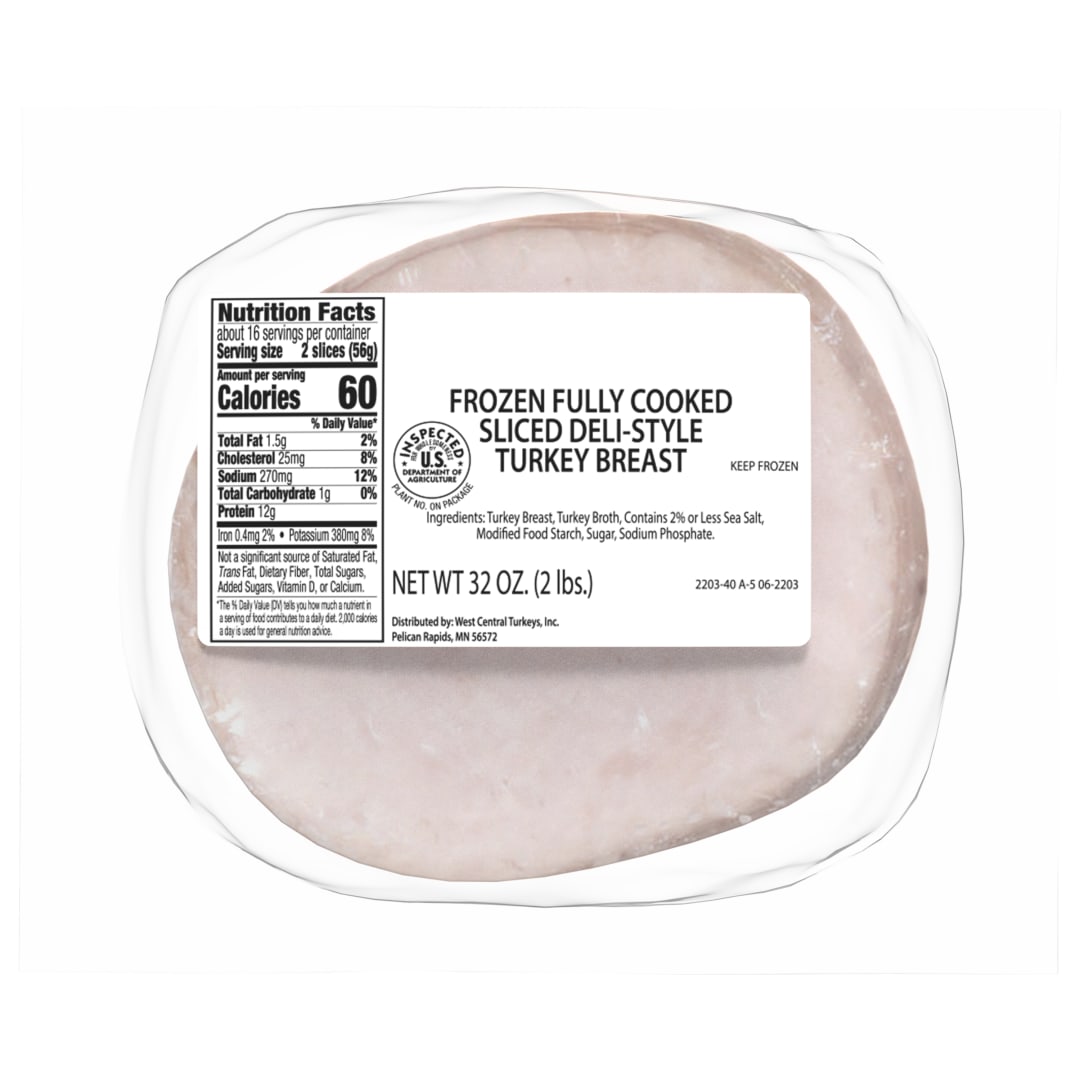 118833 USDA SLICED DELI OVEN ROASTED BREAST