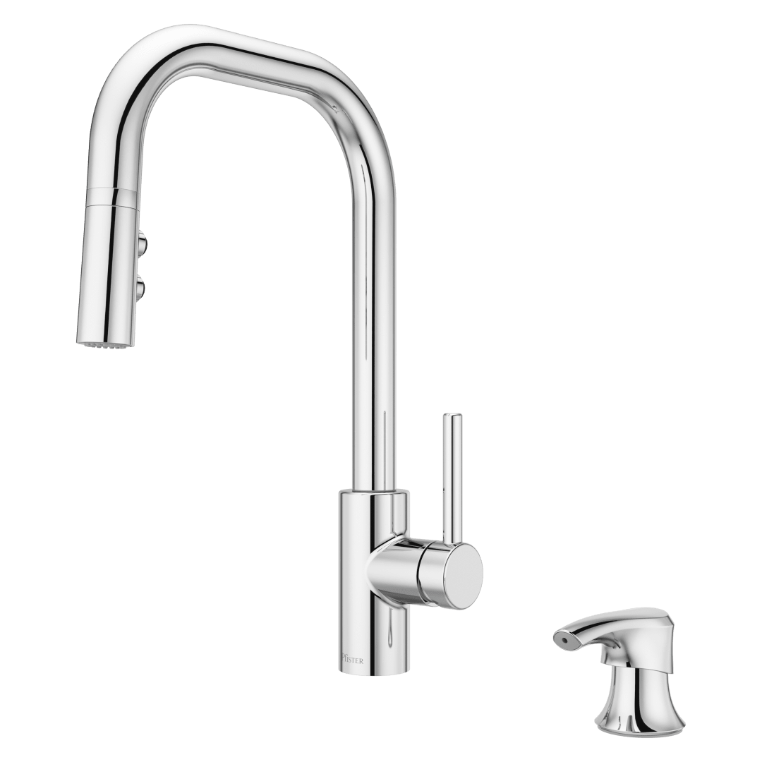 Zanna 1-Handle Pull-Down Kitchen Faucet in Polished Chrome