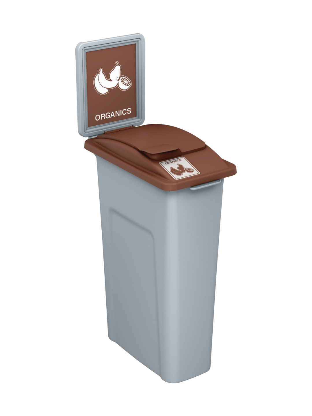  WASTE WATCHER - Single - Kit - Organics - Solid Lift - Grey-Brown