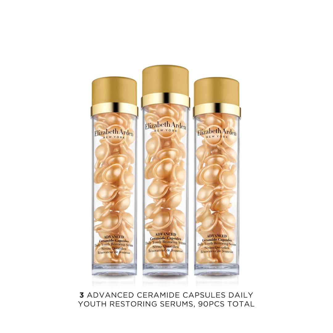 Travel Exclusive Advanced Ceramide Capsules Replenish and Restore for Face Trio